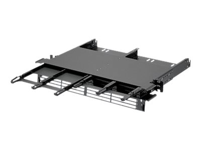 Panduit HD Flex Fiber Enclosure - Network device enclosure - black - 1U - 19\"