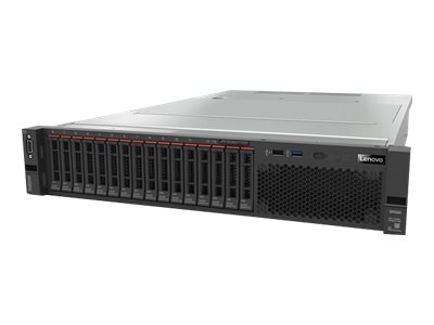 Lenovo ThinkSystem SR590 7X99 - Server - rack-mountable 2U - 2-way - 1 x Xeon Silver 4210 / up to 3.2 GHz - RAM 16 GB - SAS - hot-swap 2.5\" bay(s) - HDD 3 x 600 GB - Matrox G200 - Gigabit Ethernet - no OS - monitor: none