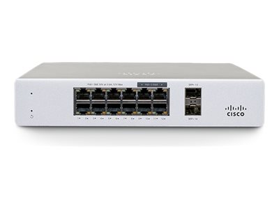 Meraki MS130-12X Cloud Mgd. 8GE+4x