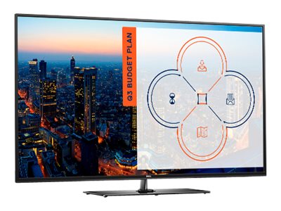 Dell C5517H - 55\" Diagonal Class (54.6\" viewable) LED-backlit LCD display - interactive - 1080p 1920 x 1080 - black - with 3 years Advanced Exchange