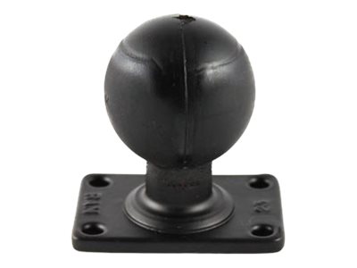 RAM RECTANGULAR BASE WITH 2.25IN RUBBER