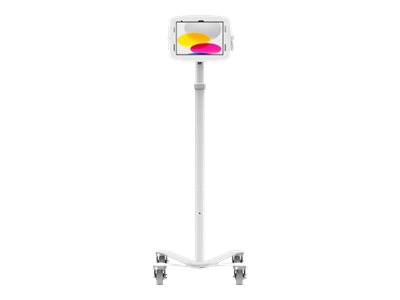 Compulocks - Cart - extendable - for tablet - lockable - medical - high-grade aluminium, metal - white - screen size: 10.9\" - mounting interface: VESA - for Apple 10.9-inch iPad (10th generation)