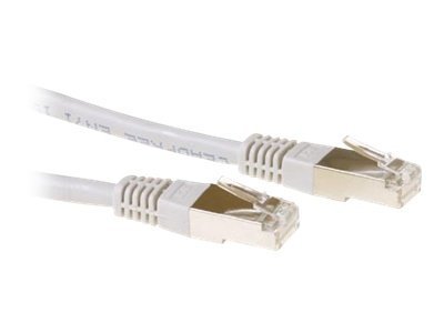ACT CAT6 S/FTP LSZH patchkabel grijs 15 m