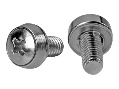 StarTech.com M6 x 12mm - Screws - 100 Pack - M6 Mounting Screws for Server Rack & Cabinet (CABSCREWSM62) - Screw kit (pack of 100)