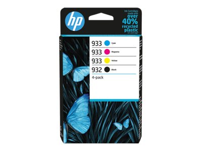 HP 932 Black/933 Cyan/Magenta/Yellow 4-p