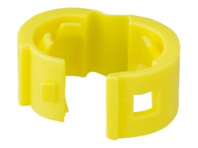 Panduit Patch Cord Color Band - Cable marker - yellow (pack of 25)