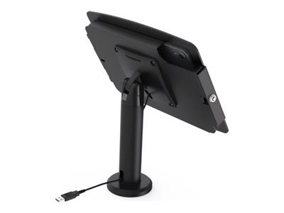 Compulocks iPad Pro 11\" (1-4th Gen) Space Enclosure Tilting Stand 8\" - Mounting kit (enclosure, pole stand) - for tablet - high-grade aluminium - black - screen size: 11\" - for Apple 11-inch iPad Pro (1st generation, 2nd generation, 3rd generation, 4