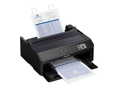 Epson LQ 590IIN - Printer - B/W - dot-matrix - Roll (21.6 cm), JIS B4, 254 mm (width) - 360 x 180 dpi - 24 pin - up to 584 char/sec - parallel, USB 2.0, LAN, serial