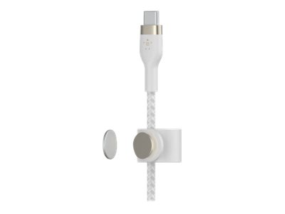 Belkin BoostCharge - USB cable - 24 pin USB-C (M) to 24 pin USB-C (M) - 1 m - white