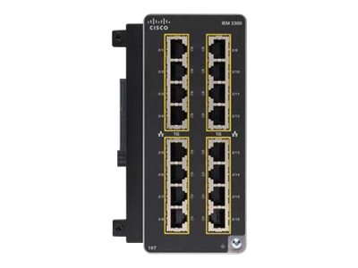 Cisco Catalyst - Expansion module - Gigabit Ethernet x 16 - remanufactured - for Catalyst IE3300 Rugged Series