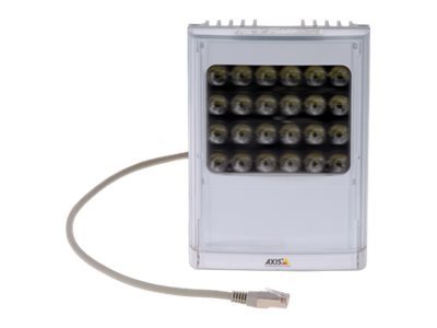 AXIS T90D35 PoE W-LED Illuminator - Infrared illuminator - ceiling mountable, pole mountable, wall mountable - indoor, outdoor - white, silver - for AXIS M5075-G, P1385-E, P1455-LE, P1455-LE-3, Q1656, Q1656-B, Q1715, V5938 50