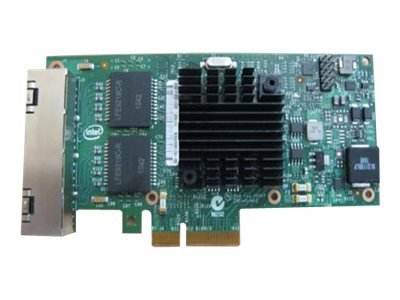 Intel I350 QP - Network adapter - PCIe - Gigabit Ethernet x 4 - for PowerEdge C6220, R220, R320, R420, R820, R920, T130, T320, T330, T420, PowerVault NX400