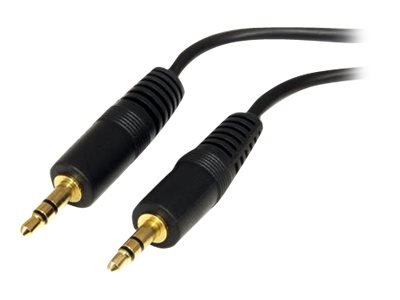 StarTech.com 6 ft. (1.8 m) 3.5mm Audio Cable - 3.5mm Audio Cable - Gold Plated Connectors - Male/Male - Aux Cable (MU6MM) - Audio cable - mini-phone stereo 3.5 mm male to mini-phone stereo 3.5 mm male - 1.8 m - for P/N: ICUSBAUDIO7, SV231QDVIUA, SV231TDVIUA, SV431DL2DU3A, SV431TDVIUA, SV431USBAEGB