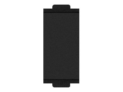 Crestron FlipTop FT2 Series - Outlet blank plate - black (pack of 10) - for P/N: FT2-202-ELEC-PTL-B, FT2-500-ELEC-PTL-B