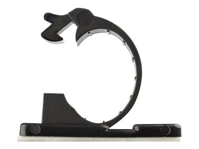 StarTech.com 100 Adhesive Cable Management Clips Black, Network/Ethernet/Office Desk/Computer Cord Organizer, Sticky Cable/Wire Holders, Nylon Self Adhesive Clamp UL/94V-2 Fire Rated - Nylon 66 Plastic - TAA (CBMCC2) - Cable clips - black - TAA Compl