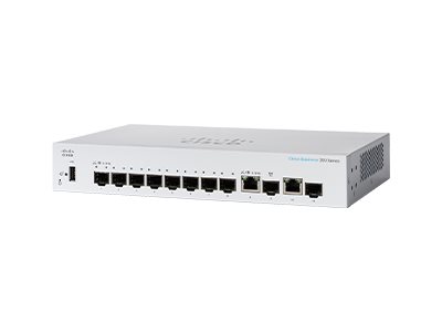 Cisco Business 350 Series CBS350-8S-E-2G - Switch - L3 - Managed - 8 x Gigabit SFP + 2 x combo 1000Base-T - rack-mountable - remanufactured