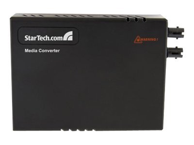 StarTech.com 10/100 Multi Mode Fiber Copper Fast Ethernet Media Converter ST 2 km - Fibre media converter - 100Mb LAN - 10Base-T, 100Base-FX, 100Base-TX - RJ-45 / ST multi-mode - up to 2 km - 1310 nm