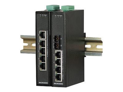 IND 5X10/100BASE-TX+4XPOE. 1 stk