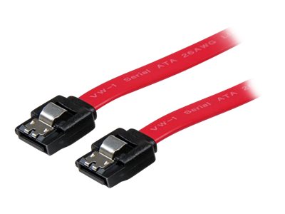 StarTech.com 8in Latching SATA to SATA Cable - F/F - SATA cable - Serial ATA 150/300/600 - SATA (R) to SATA (R) - 20 cm - latched - red - for P/N: 10P6G-PCIE-SATA-CARD, 2P6G-PCIE-SATA-CARD, 4P6G-PCIE-SATA-CARD, 6P6G-PCIE-SATA-CARD