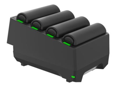 WT5400/WT6400 4-SLOT SPARE BATTERY CHARGER ALLOWS CHARGING OF 4 SPARE BATTERIES FOR WEARABLE TERMINAL OR RING SCANNER. REQUIRES PWR-BGA12V50W0WW DC CABLE CBL-DC-388A1-01 AND 3-WIRE GROUNDED COUNTRY