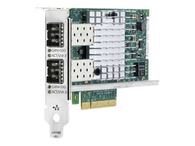 HPE 560SFP+ - Network adapter - PCIe 2.0 x8 - 10Gb Ethernet x 2 - for Apollo 4200 Gen9, ProLiant DL20 Gen9, DL388p Gen8, ML30 Gen9, SimpliVity 380 Gen9