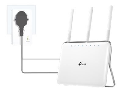 TP-Link TL-PA7017P KIT - Starter Kit - powerline adapter kit 1GbE, HomePlug AV (HPAV), HomePlug AV (HPAV) 2.0, IEEE 1901 - wall-pluggable (pack of 2)