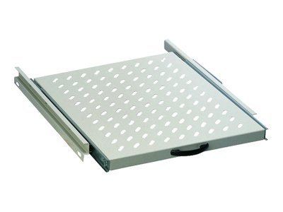 1U EXTENDIBLE SHELF FOR 800 MM DEPTH RACKS 40X484X568 MM UP TO 25 KG GREY (RAL 7035)