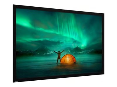 Da-Lite HomeScreen Deluxe - Projection screen - 116\" (295 cm) - 16:10 - HD Progressive 1.3 - black