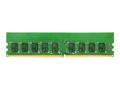 Synology - DDR4 - module - 16 GB - DIMM 288-pin - 2666 MHz / PC4-21300 - 1.2 V - unbuffered - ECC - for Synology SA3200, RackStation RS1619, RS2418, RS2818, RS3618, Unified Controller UC3200