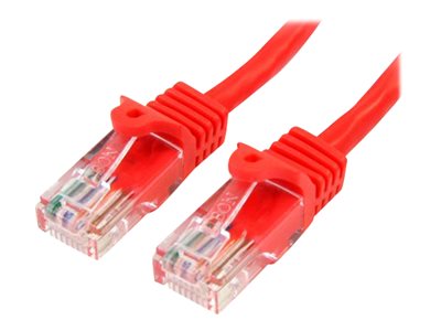 30 ft Red Cat5e Snagless Patch Cable