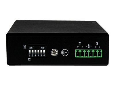 StarTech.com 5 Port Unmanaged Industrial Gigabit Ethernet Switch - DIN Rail / Wall-Mountable Network Switch - Rugged IP30 Gigabit Switch (IES51000) - Switch - 5 x 10/100/1000 - wall-mountable, desktop, DIN rail mountable - DC power