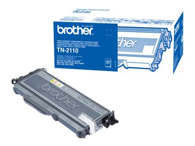 Brother TN2110 - Black - original - toner cartridge - for Brother DCP-7030, 7040, 7045, HL-2140, 2150, 2170, MFC-7320, 7440, 7840, Justio DCP-7040