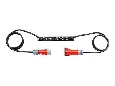 Eaton ePDU G3 In-Line Monitored - Power monitoring unit (rack-mountable) - AC 400 V - 22 kW - 3-phase - Ethernet, RS-232 - output connectors: 1 - 0U - black