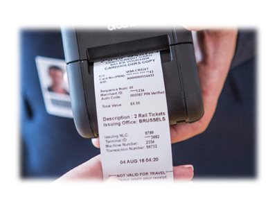 Brother RuggedJet RJ-2150 - Receipt printer - direct thermal - Roll (5.8 cm) - 203 dpi - up to 152 mm/sec - USB 2.0, Wi-Fi(n), Bluetooth 2.1 EDR