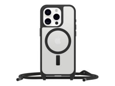 OtterBox React Necklace MagSafe Apple iPhone 16 Pro Max Black Crystal - clear/black - ProPack