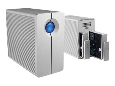 LaCie 2big Quadra - Hard drive array - 6 TB - 2 bays - 2 x 3 TB - FireWire 800, USB 3.0 (external)