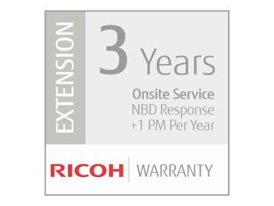 Ricoh Scanner Service Program 3 Year Extended Warranty for Fujitsu Mid-Volume Production Scanners - Extended service agreement (extension) - parts and labour - 3 years - on-site - 8x5 - response time: NBD - for fi-5950, 6400, 6800, 7800, 7900, fi 8820, 8930, 8950
