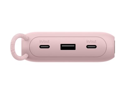 20k PD20W Power Bank with Display, Pink