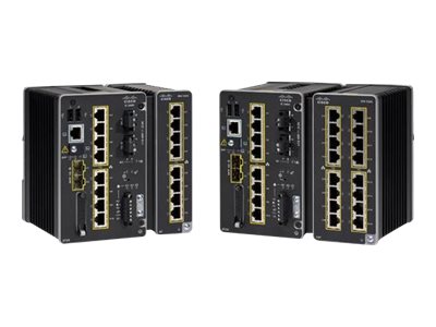 Cisco Catalyst IE3400 Rugged Series - Network Advantage - switch - Managed - 8 x 10/100/1000 + 2 x Gigabit SFP - DIN rail mountable - DC power - remanufactured