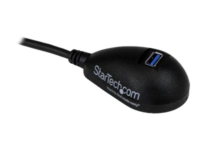 StarTech.com 5ft SuperSpeed USB 3.0 Extension Cable for Desktop - STP - USB-A Male to USB-A Female Cable for Computer - Black (USB3SEXT5DKB) - USB extension cable - USB Type A (F) to USB Type A (M) - USB 3.0 - 1.5 m - black - for P/N: CFASTRWU3, S355BU33ERM, USB3SAA3MBK