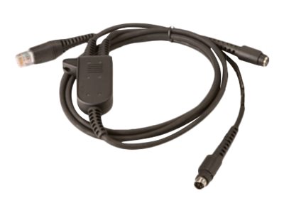 Cable: Keyboard Wedge/Black/PS2/3m (9.8Feet)/Coiled/5V External Power with option for host power (Need to purchase PSU part: 46-00528)
