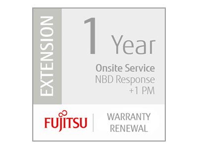Fujitsu Scanner Service Program 1 Year Warranty Renewal for Fujitsu Mid-Volume Production Scanners - Extended service agreement (renewal) - parts and labour - 1 year - on-site - 8x5 - response time: NBD - for fi-5950, 6400, 6800, 7800