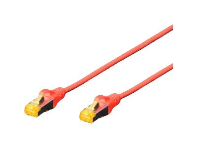 CAT 6A S-FTP PATCH CORD CU LSZH AWG 26/7 LENGTH 2 M COLOR RED