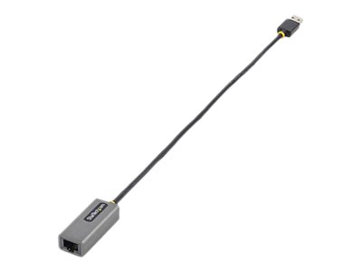 StarTech.com USB to Ethernet Adapter, USB 3.0 to 10/100/1000 Gigabit Ethernet LAN Converter for Laptops, 1ft (30cm) Attached Cable, USB to RJ45 Adapter, USB NIC Adapter, Ethernet Dongle - USB Network Adapter - Network adapter - USB 3.2 Gen 1 - Gigabi
