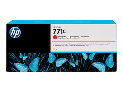 HP 771C - 775 ml - chromatic red - original - ink cartridge - for DesignJet Z6200, Z6600, Z6610, Z6800, Z6810