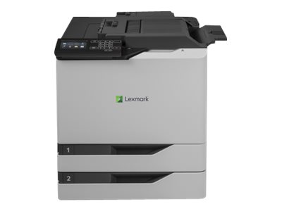 Lexmark CS820dtfe - Printer - colour - Duplex - laser - A4/Legal - 1200 x 1200 dpi - up to 57 ppm (mono) / up to 57 ppm (colour) - capacity: 1200 sheets - USB 2.0, Gigabit LAN, USB 2.0 host
