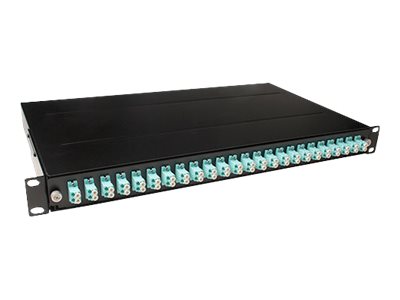 FIBER PANEL 24XDUPLEX LC OM3. 1 stk