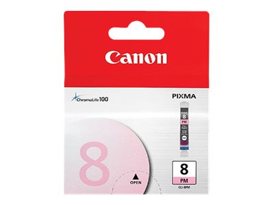 Canon CLI-8PM - Photo magenta - original - ink tank - for PIXMA iP6600D, iP6700D, MP950, MP960, MP970, Pro9000, Pro9000 Mark II