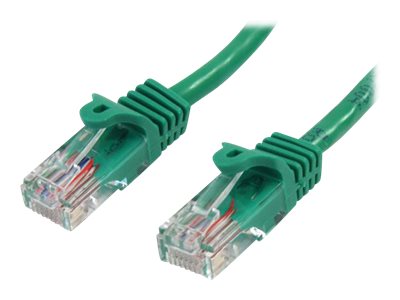 StarTech.com 1m Green Cat5e / Cat 5 Snagless Patch Cable - Patch cable - RJ-45 (M) to RJ-45 (M) - 1 m - UTP - CAT 5e - molded, snagless - green