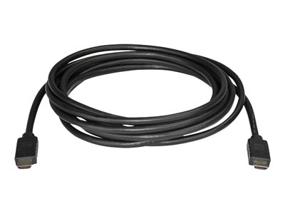 StarTech.com StarTech.com Premium Certified High Speed HDMI 2.0 Cable with Ethernet - 15ft 5m - 3D Ultra HD 4K 60Hz - 15 feet Long HDMI Male to Male Cord (HDMM5MP) - HDMI cable with Ethernet - HDMI male to HDMI male - 5 m - black - for P/N: KITBXAVHDPEU, KITBXAVHDPUK, KITBXDOCKPEU, KITBXDOCKPUK, USBC-HDMI-CDP2HD4K60